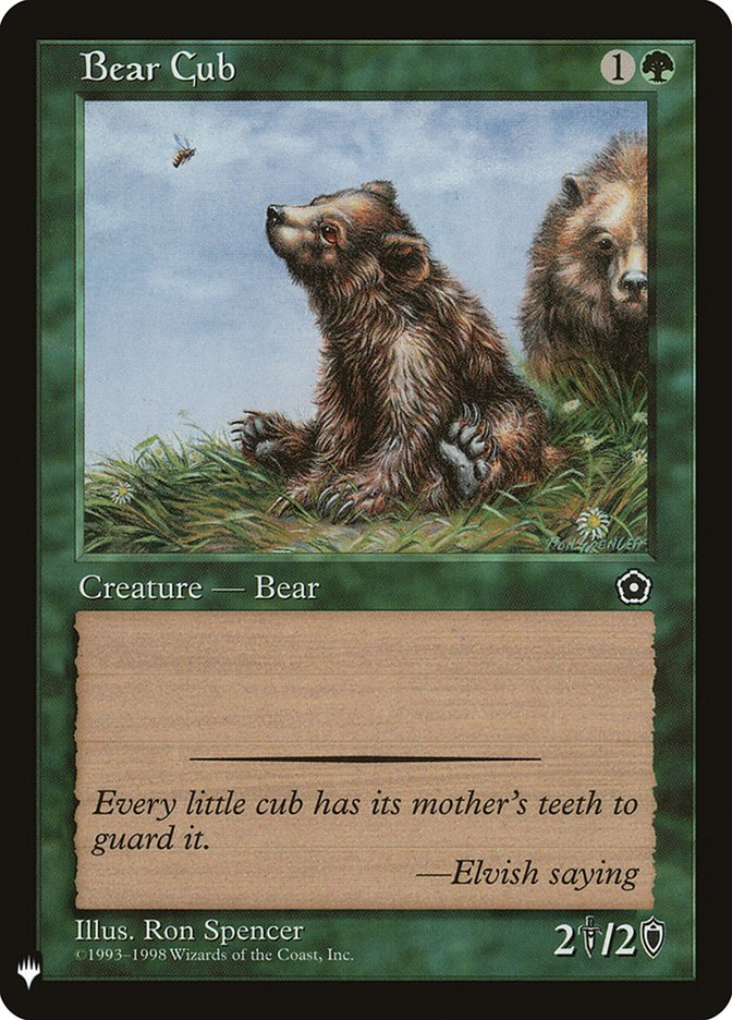 Bear Cub [Mystery Booster] | I Want That Stuff Brandon