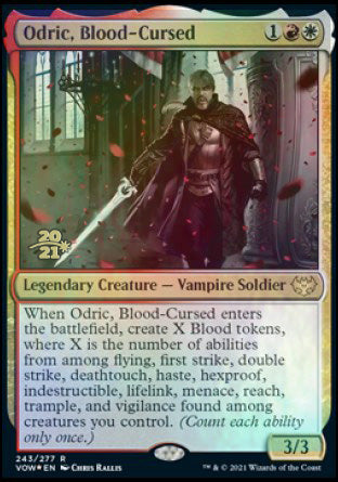 Odric, Blood-Cursed [Innistrad: Crimson Vow Prerelease Promos] | I Want That Stuff Brandon