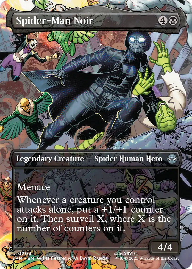 Spider-Man Noir (Borderless) [Marvel's Spider-Man] | I Want That Stuff Brandon