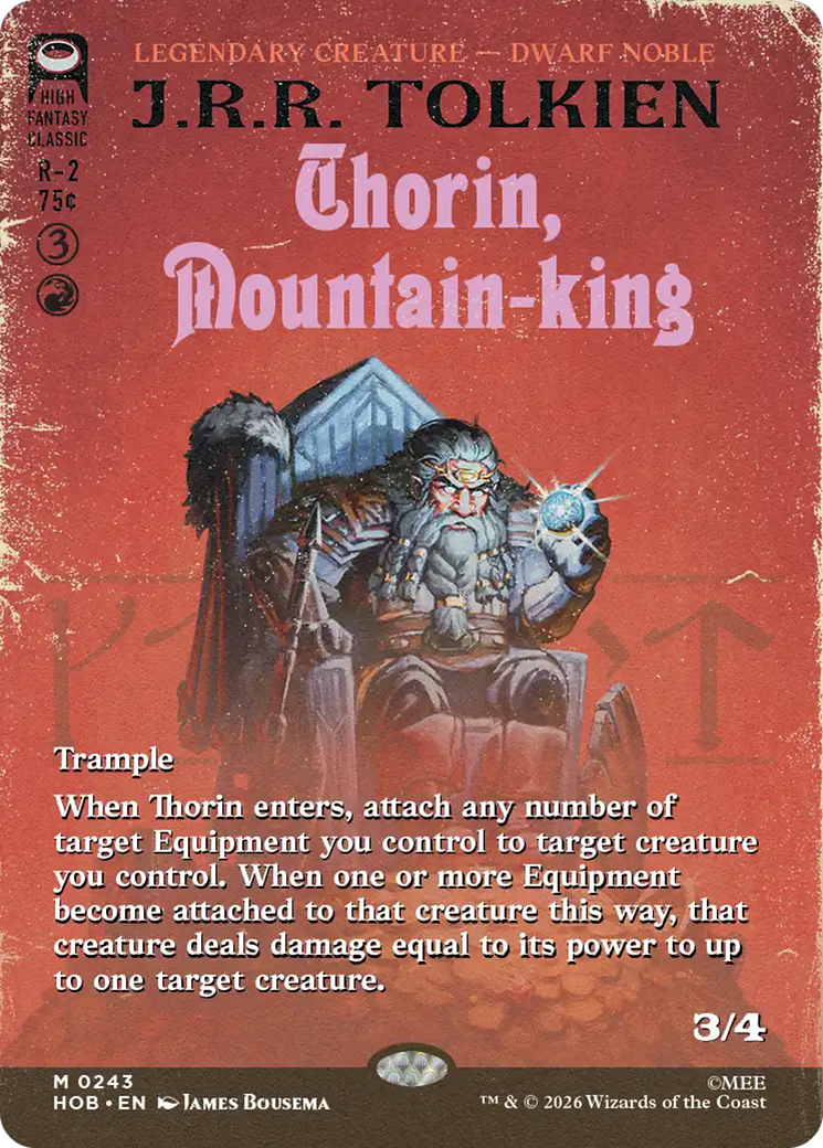Thorin, Mountain-king (Borderless) [The Hobbit] | I Want That Stuff Brandon