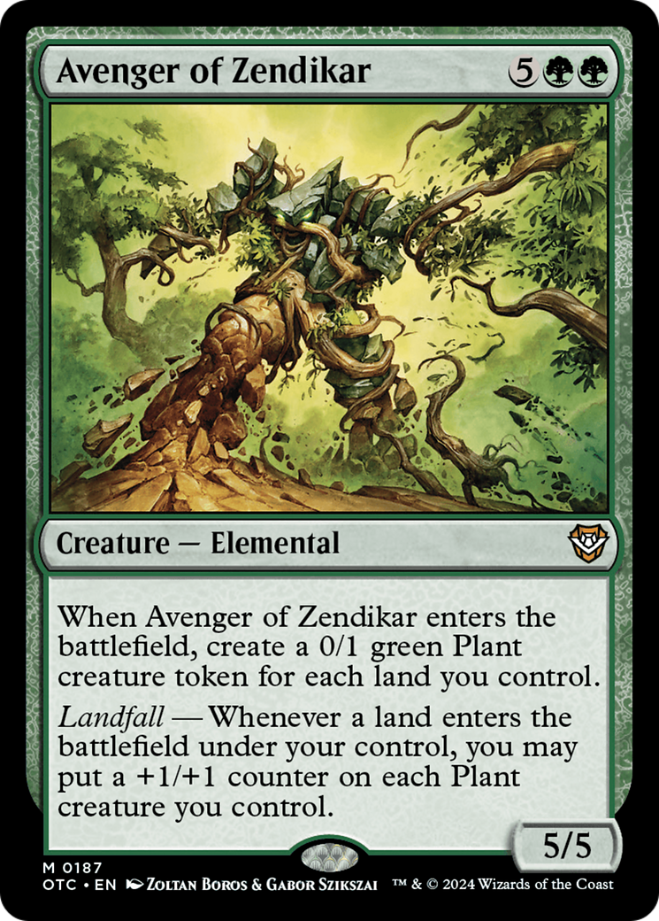 Avenger of Zendikar [Outlaws of Thunder Junction Commander] | I Want That Stuff Brandon