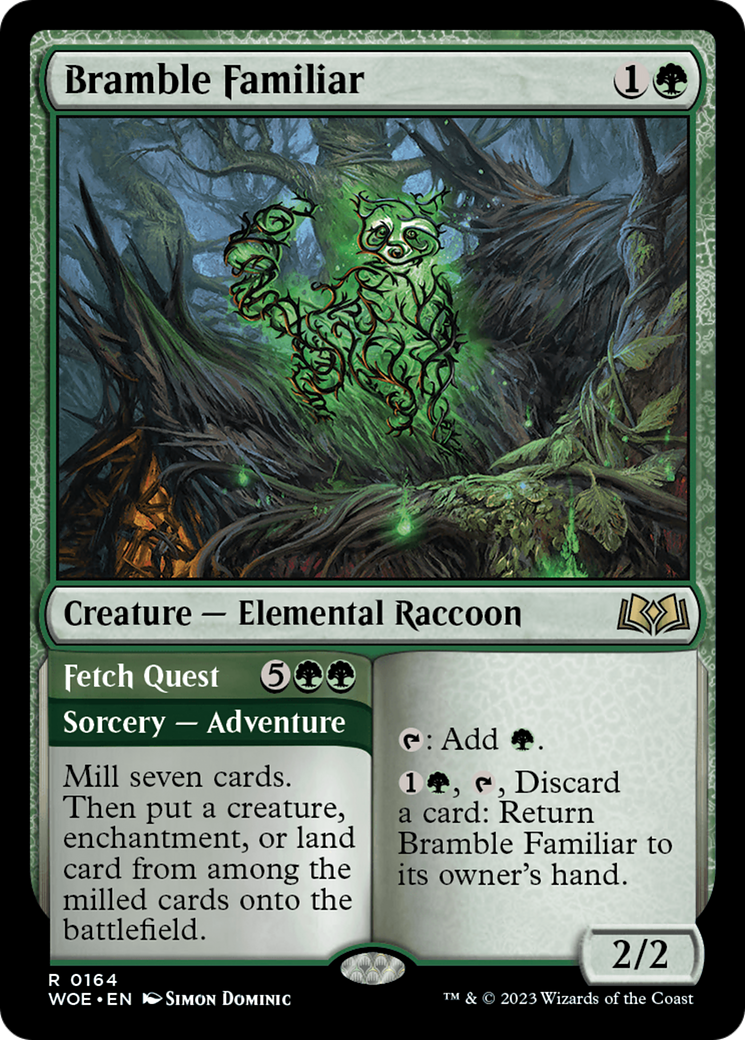 Bramble Familiar // Fetch Quest [Wilds of Eldraine] | I Want That Stuff Brandon