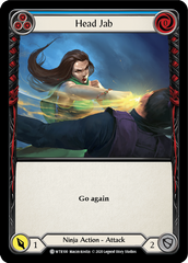 Head Jab (Blue) [U-WTR100] (Welcome to Rathe Unlimited)  Unlimited Rainbow Foil | I Want That Stuff Brandon