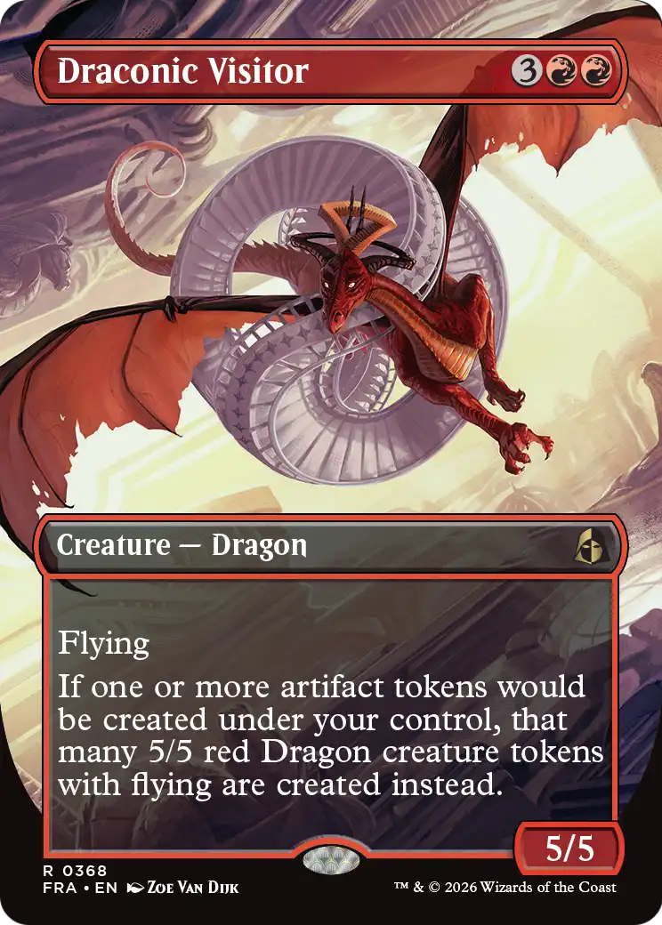 Draconic Visitor (Borderless) [Reality Fracture] | I Want That Stuff Brandon