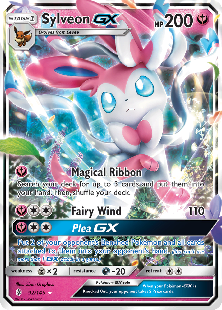 Sylveon GX (92/145) [Sun & Moon: Guardians Rising] | I Want That Stuff Brandon