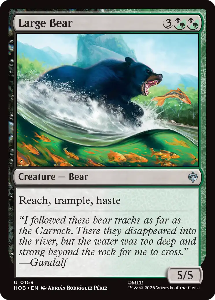 Large Bear [The Hobbit] | I Want That Stuff Brandon