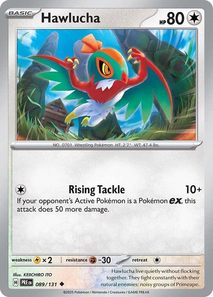 Hawlucha (089/131) [Scarlet & Violet: Prismatic Evolutions] | I Want That Stuff Brandon