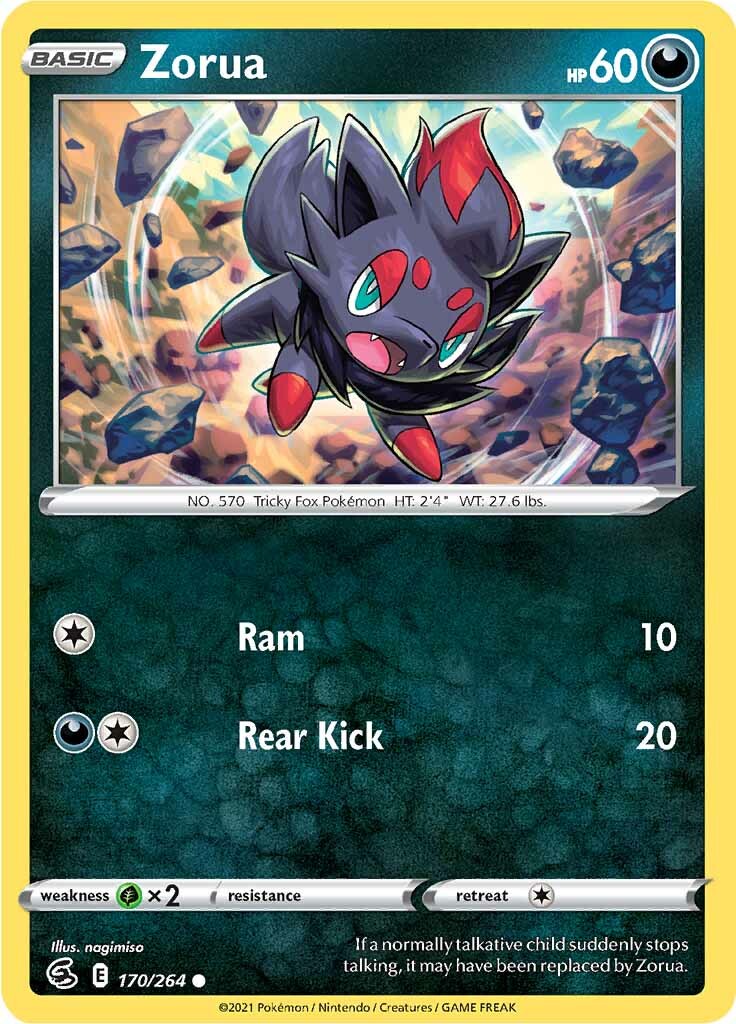 Zorua (170/264) [Sword & Shield: Fusion Strike] | I Want That Stuff Brandon