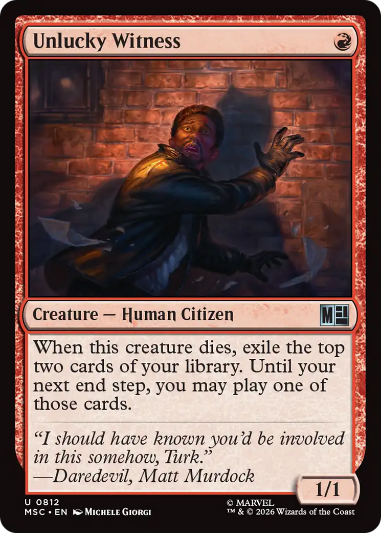 Unlucky Witness [Marvel Super Heroes Commander] | I Want That Stuff Brandon