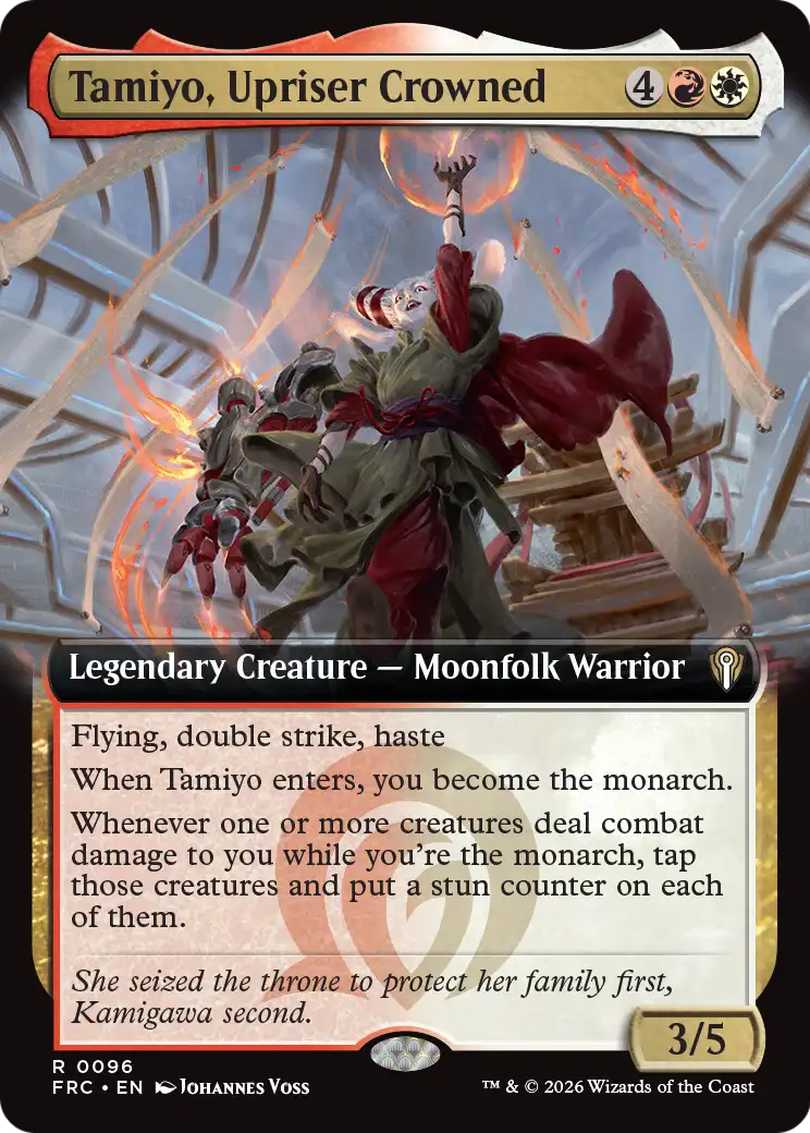 Tamiyo, Upriser Crowned (Extended Art) [Reality Fracture Commander] | I Want That Stuff Brandon