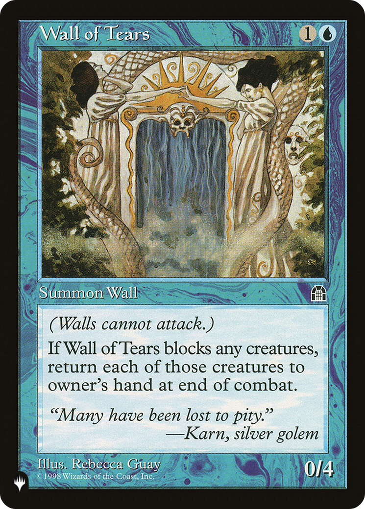 Wall of Tears [The List Reprints] | I Want That Stuff Brandon