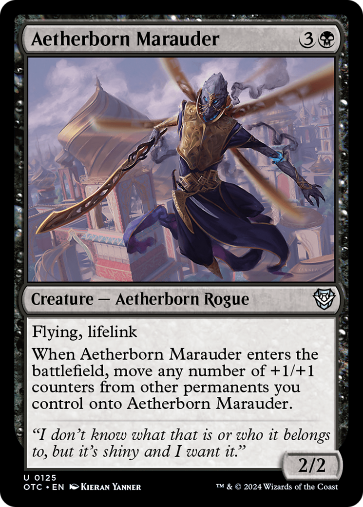 Aetherborn Marauder [Outlaws of Thunder Junction Commander] | I Want That Stuff Brandon