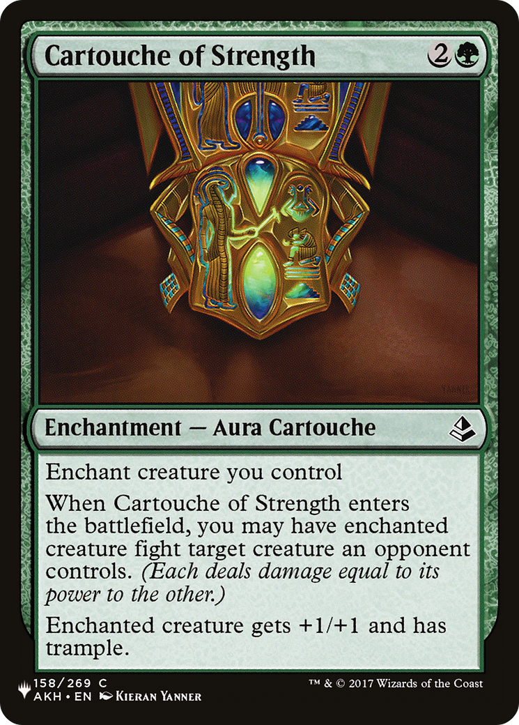 Cartouche of Strength [The List Reprints] | I Want That Stuff Brandon