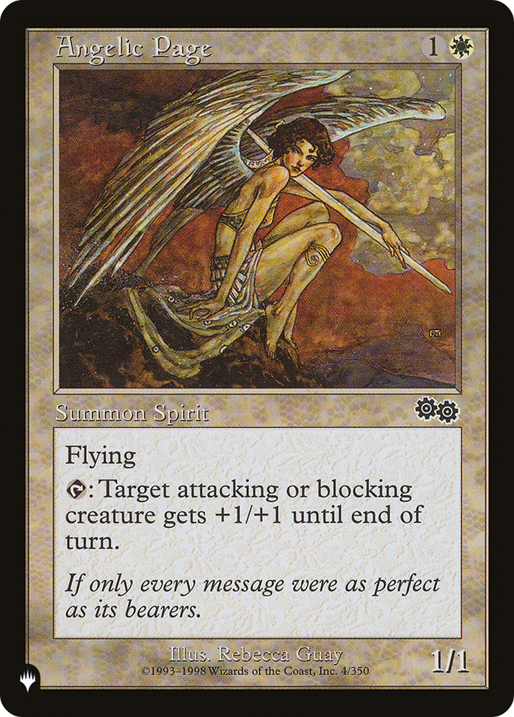 Angelic Page [The List Reprints] | I Want That Stuff Brandon