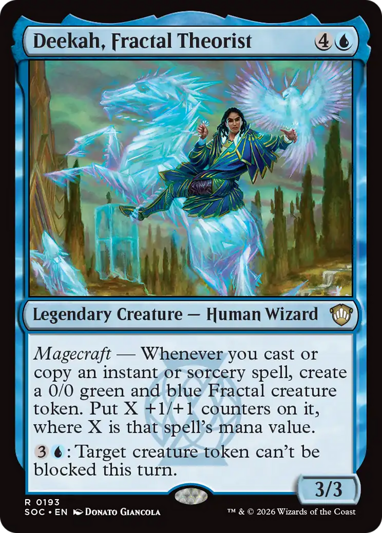 Deekah, Fractal Theorist [Secrets of Strixhaven Commander] | I Want That Stuff Brandon