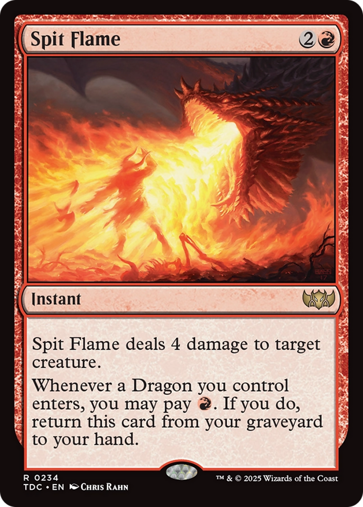 Spit Flame [Tarkir: Dragonstorm Commander] | I Want That Stuff Brandon