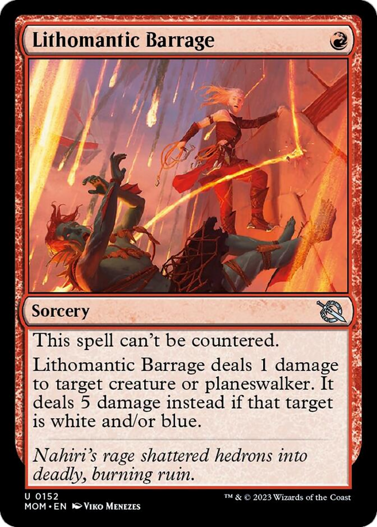 Lithomantic Barrage [March of the Machine] | I Want That Stuff Brandon