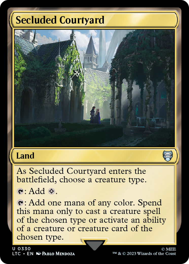 Secluded Courtyard [The Lord of the Rings: Tales of Middle-Earth Commander] | I Want That Stuff Brandon