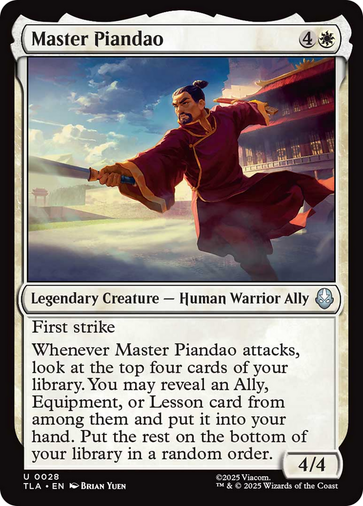 Master Piandao [Avatar: The Last Airbender] | I Want That Stuff Brandon