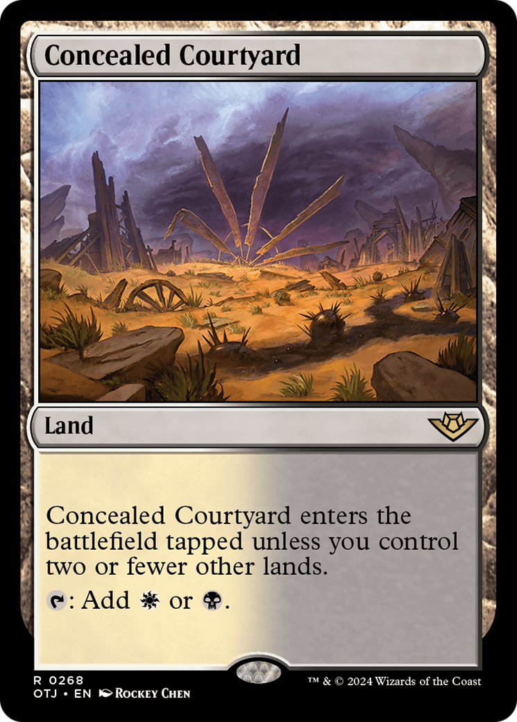 Concealed Courtyard [Outlaws of Thunder Junction] | I Want That Stuff Brandon