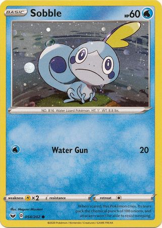 Sobble (054/202) (Cosmos Holo) [Sword & Shield: Base Set] | I Want That Stuff Brandon