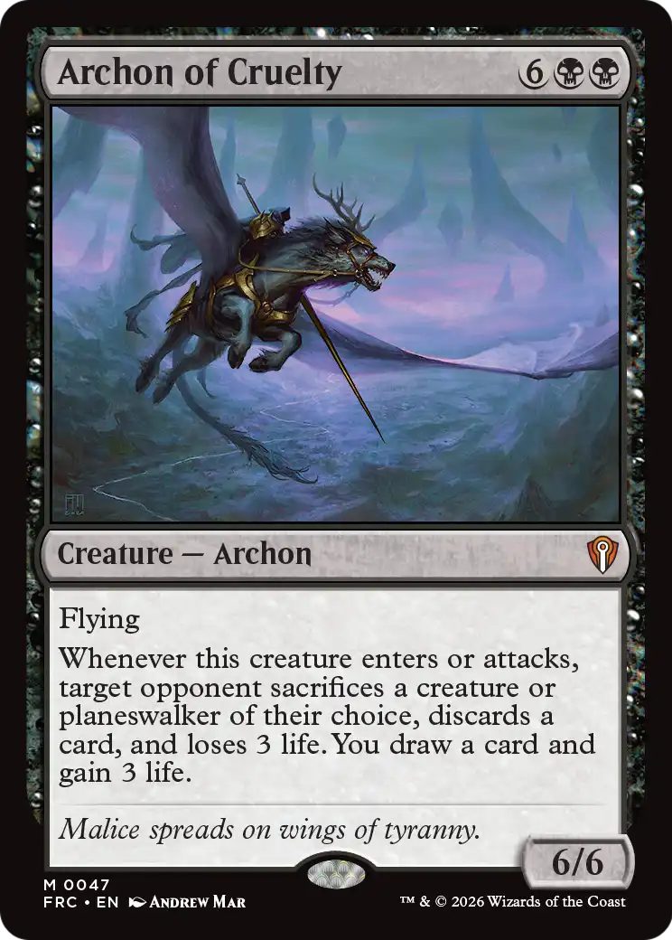 Archon of Cruelty [Reality Fracture Commander] | I Want That Stuff Brandon