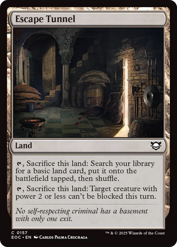 Escape Tunnel [Edge of Eternities Commander] | I Want That Stuff Brandon