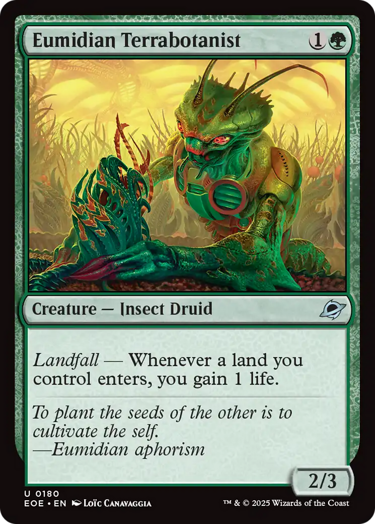 Eumidian Terrabotanist [Edge of Eternities] | I Want That Stuff Brandon