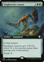 Tangleweave Armor (Extended Art) [Phyrexia: All Will Be One Commander] | I Want That Stuff Brandon