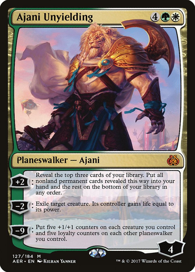 Ajani Unyielding [Aether Revolt] | I Want That Stuff Brandon