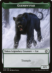 Wolf // Guenhwyvar Double-Sided Token [Dungeons & Dragons: Adventures in the Forgotten Realms Tokens] | I Want That Stuff Brandon