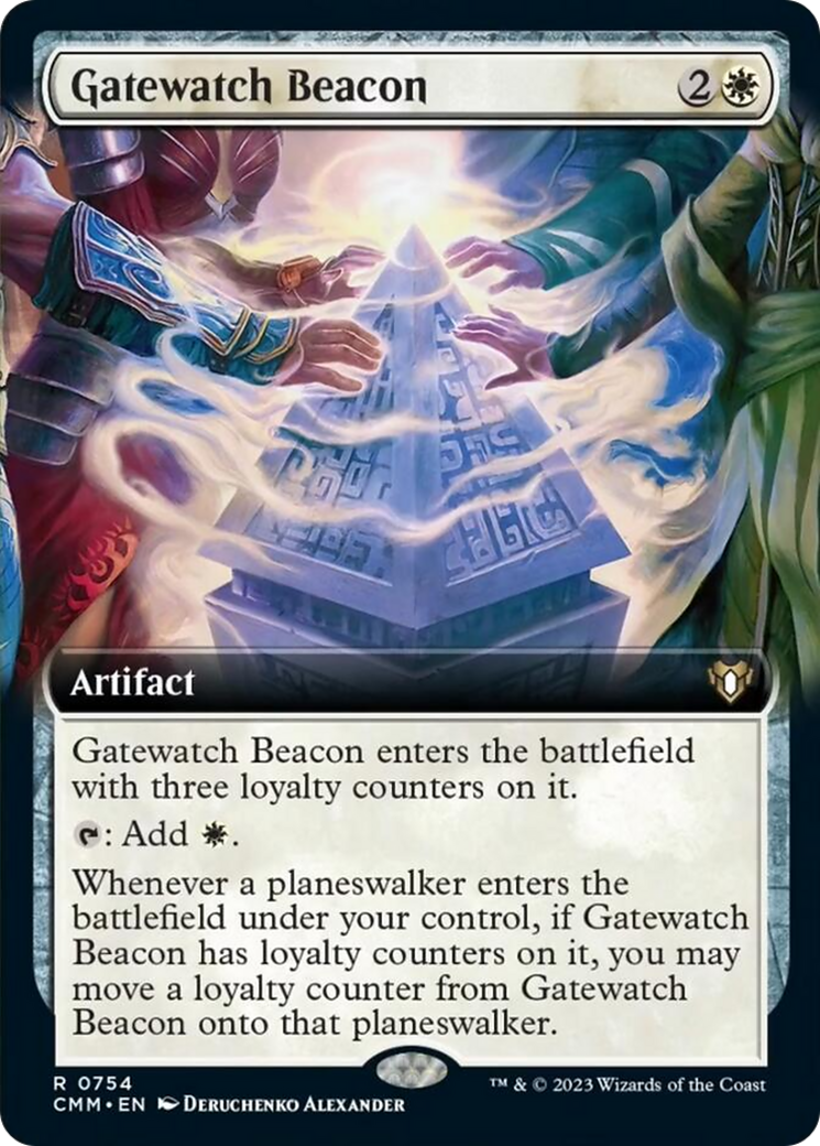 Gatewatch Beacon (Extended Art) [Commander Masters] | I Want That Stuff Brandon