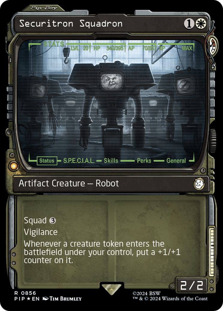 Securitron Squadron (Showcase) (Surge Foil) [Fallout] | I Want That Stuff Brandon