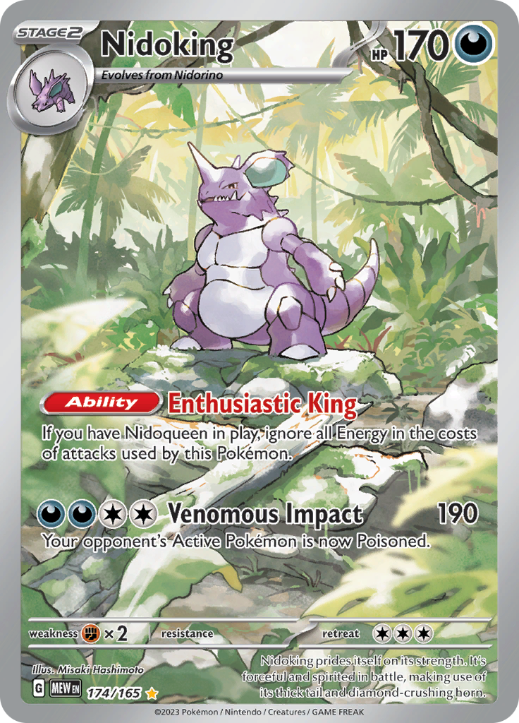 Nidoking (174/165) [Scarlet & Violet 151] | I Want That Stuff Brandon