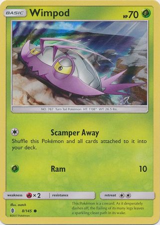 Wimpod (8/145) (Collection Promo) [Sun & Moon: Guardians Rising] | I Want That Stuff Brandon