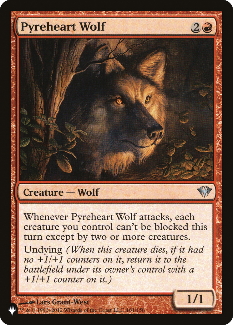 Pyreheart Wolf [The List] | I Want That Stuff Brandon