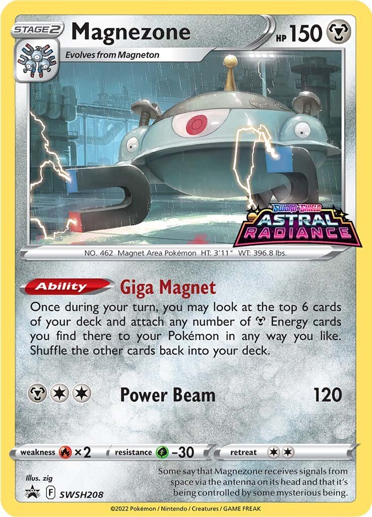 Magnezone (SWSH208) [Sword & Shield: Black Star Promos] | I Want That Stuff Brandon