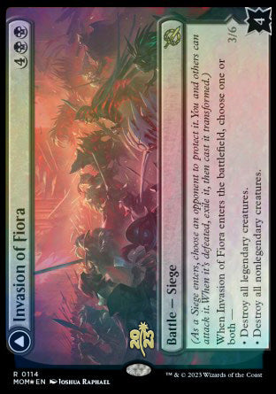 Invasion of Fiora // Marchesa, Resolute Monarch [March of the Machine Prerelease Promos] | I Want That Stuff Brandon