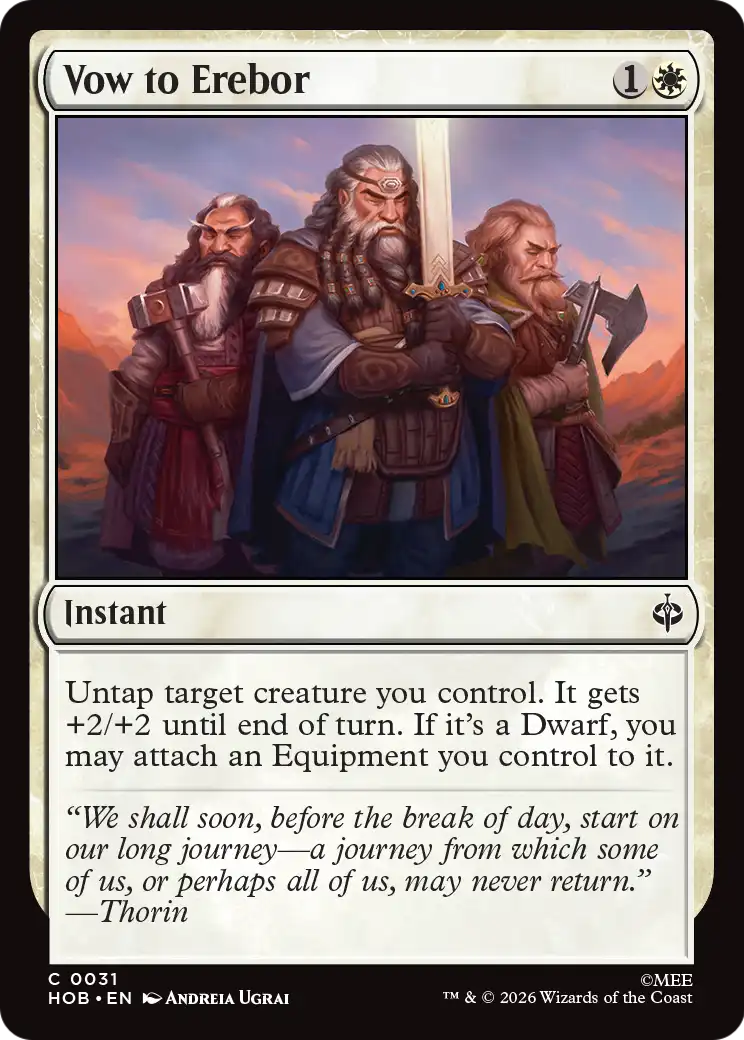 Vow to Erebor [The Hobbit] | I Want That Stuff Brandon