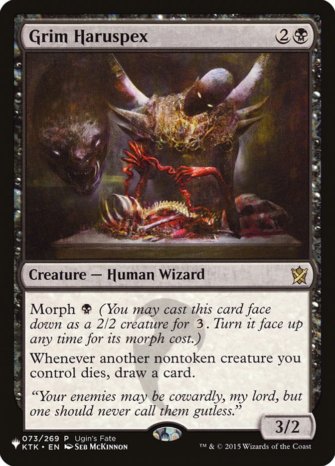 Grim Haruspex [The List] | I Want That Stuff Brandon