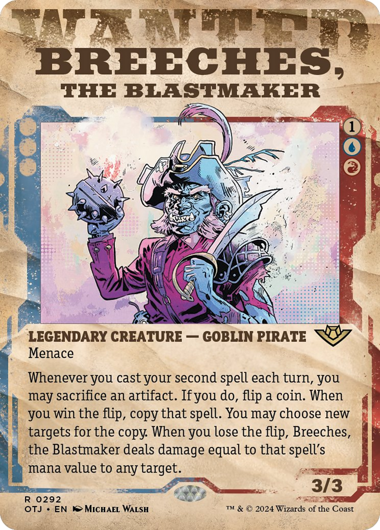Breeches, the Blastmaker (Showcase) [Outlaws of Thunder Junction] | I Want That Stuff Brandon