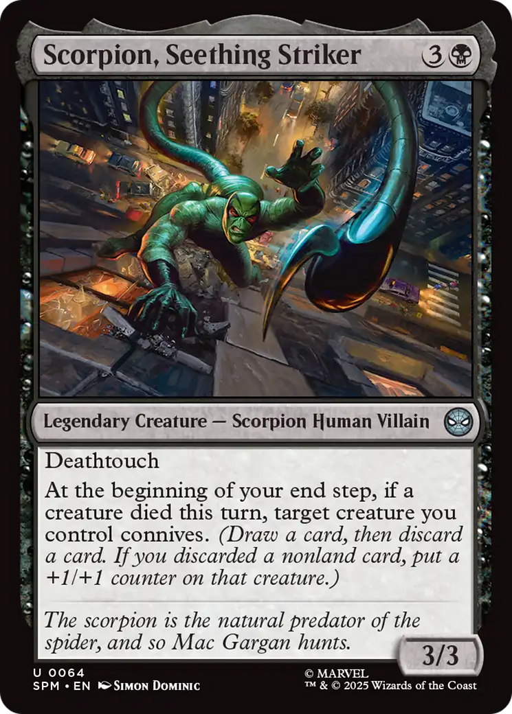 Scorpion, Seething Striker [Marvel's Spider-Man] | I Want That Stuff Brandon