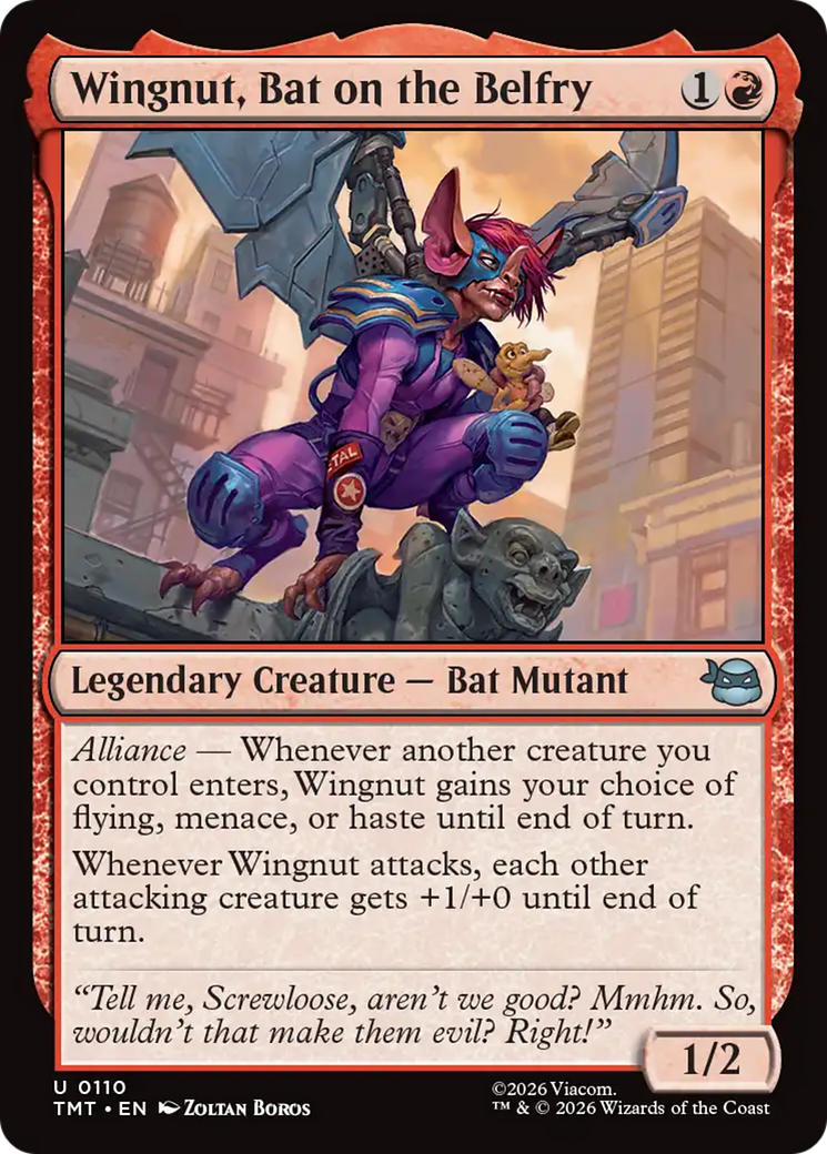 Wingnut, Bat on the Belfry [Teenage Mutant Ninja Turtles] | I Want That Stuff Brandon