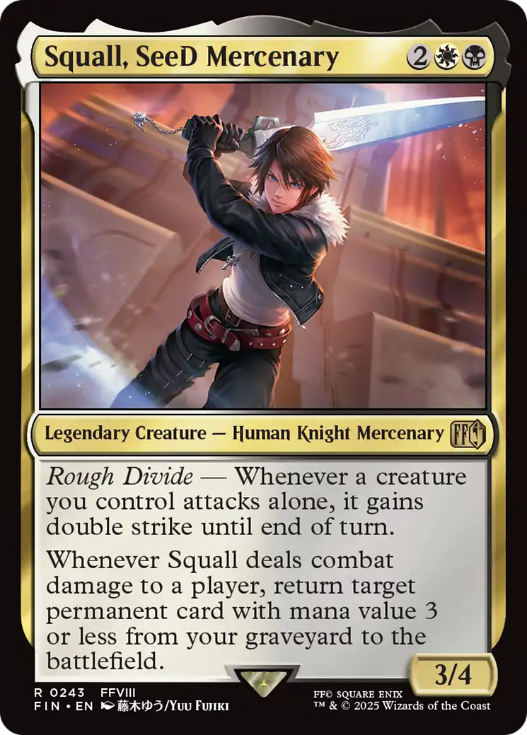 Squall, SeeD Mercenary [FINAL FANTASY] | I Want That Stuff Brandon