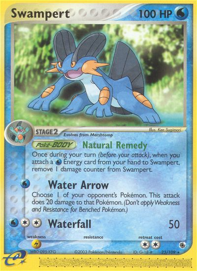 Swampert (23/109) [EX: Ruby & Sapphire] | I Want That Stuff Brandon