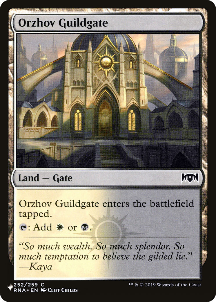 Orzhov Guildgate [The List] | I Want That Stuff Brandon