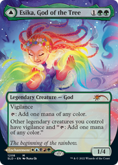 Esika, God of the Tree // The Prismatic Bridge (Display Commander) (Borderless) [Secret Lair: From Cute to Brute] | I Want That Stuff Brandon