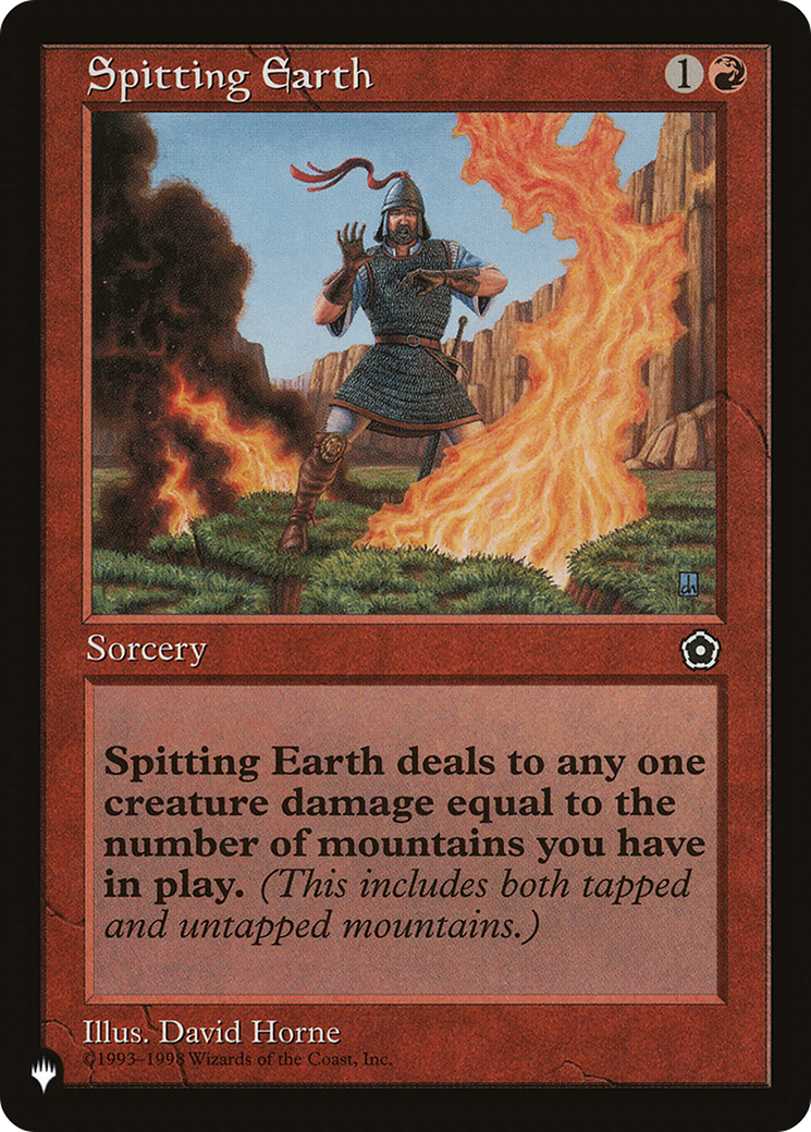 Spitting Earth [The List Reprints] | I Want That Stuff Brandon