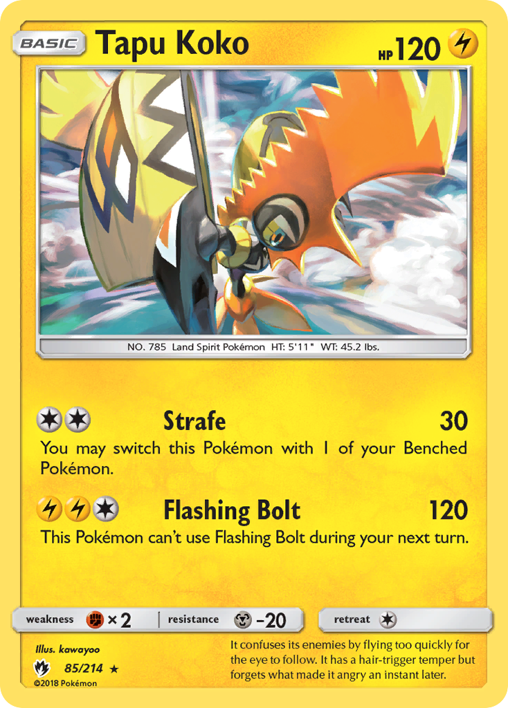 Tapu Koko (85/214) [Sun & Moon: Lost Thunder] | I Want That Stuff Brandon