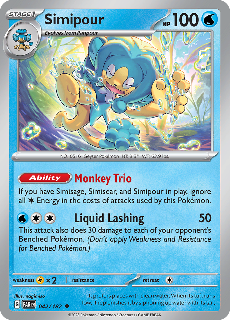 Simipour (042/182) [Scarlet & Violet: Paradox Rift] | I Want That Stuff Brandon
